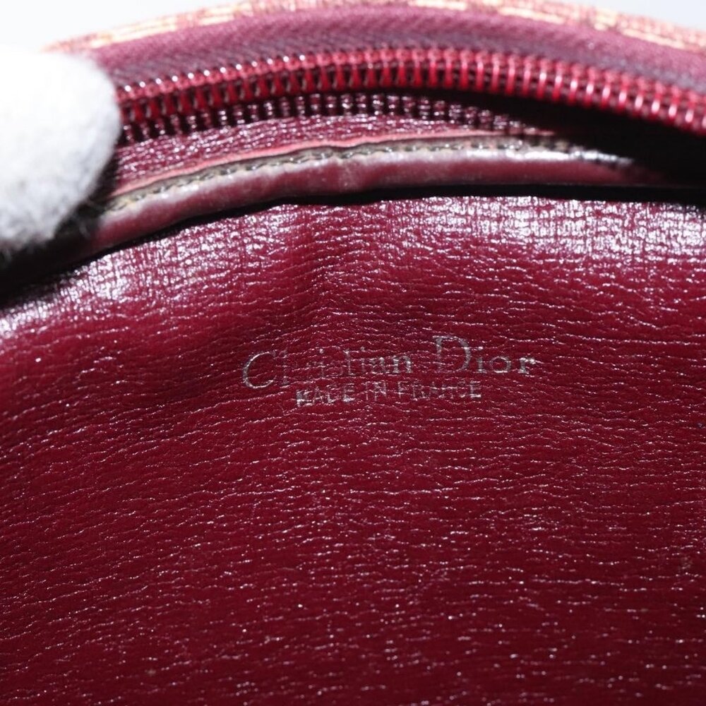 Authentic Christian Dior Trotter Canvas Shoulder Bag Red - Picture 3 of 16
